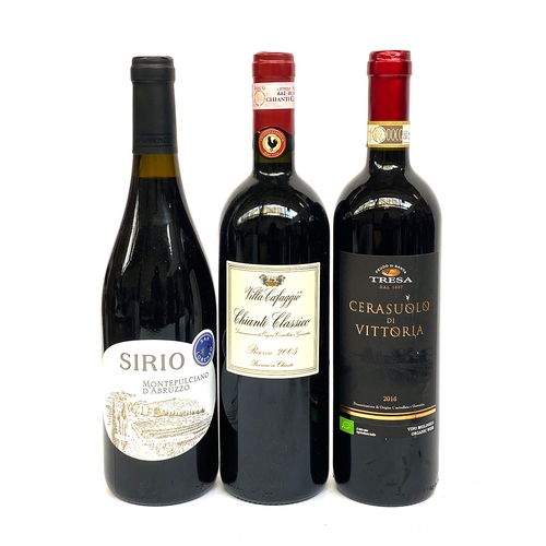 2296 - Villa Cafaggio Chianti Classico Riserva 2005, 2x75cl; San Lorenzo 'Sirio' Montepulciano d'Abruzzo 20... 