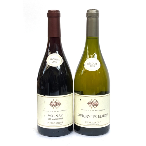 2298 - Pierre Andre Savigny-Les-Beaune 2015, 4x75cl; and Pierre André Volnay Les Masserots 2016, 2x75cl (6 ... 