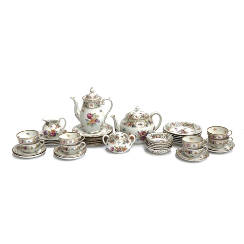 165 - A collection of Schumann Arzberg Bavaria porcelain, 'Empress Dresden Flowers' pattern, approx. 41 pi... 