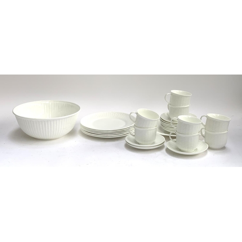 215 - A quantity of Wedgwood 'Nantucket' dinnerwares comprising teacups, saucers, sandwich plate, fruit bo... 