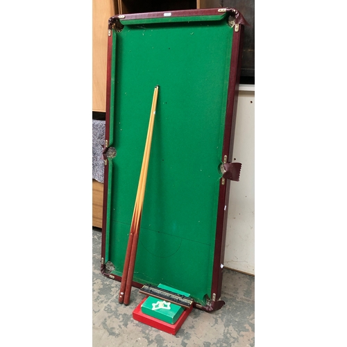 746 - A small Petworth House pool table, 153x78cm