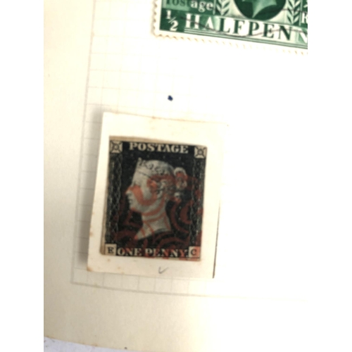 245 - A quantity of stamps in an album to include penny black, Montserrat 1938-48 1/2d to £1, Sierra Leone... 