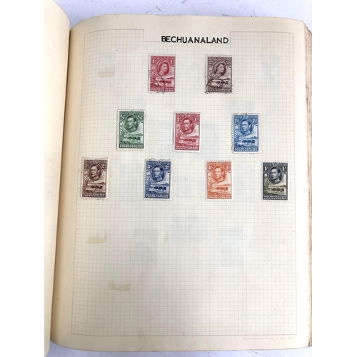 245 - A quantity of stamps in an album to include penny black, Montserrat 1938-48 1/2d to £1, Sierra Leone... 