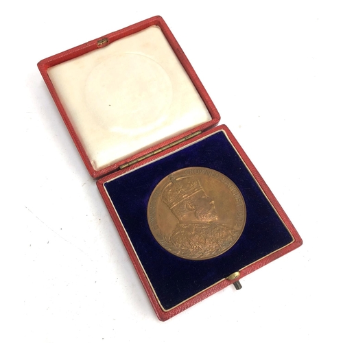 75 - An Edward VII 1902 coronation medallion, boxed