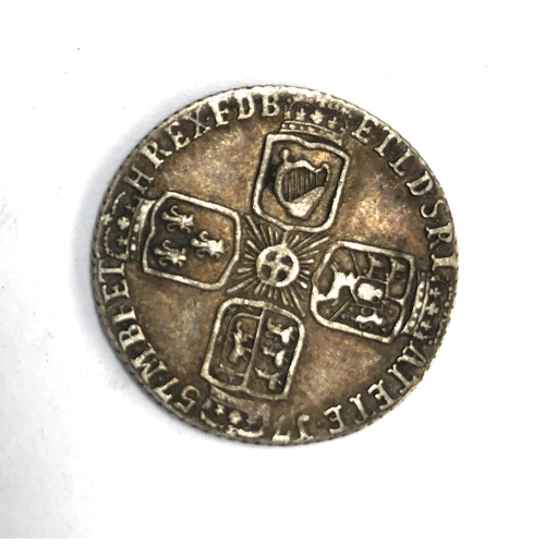 81 - A George II sixpence 1757