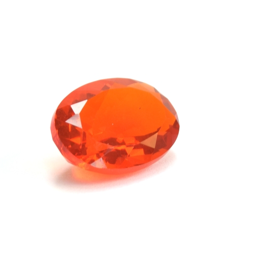 113 - A loose fire opal, the oval cut stone weighing 4.2cts and measuring 14x10.5mm

Provenance: private c... 