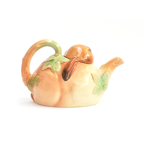 242 - A rare Royal Doulton Bunnykins teapot designed by Charles Noke c.1930, 13.5cm high