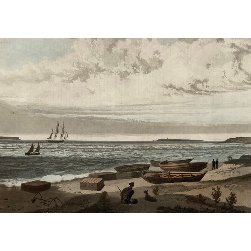 285 - By and after William Daniell (1769-1837), four early 19th century engravings, 'The Snook, Hoy, Orkne... 