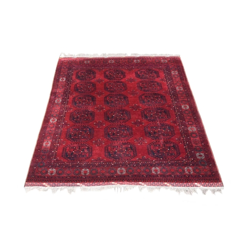 467 - A Bokharra carpet, approx. 390x267cm