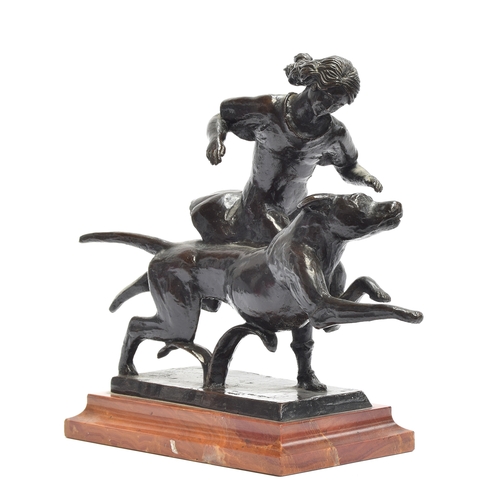 110 - Paul Howard Manship (American, 1885-1966), A bronze figure group of Vivien, daughter of Evelyn St Ge... 