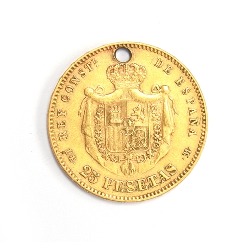 146 - An Alfonso XII 25 pesetas, 1878