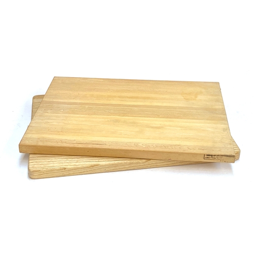 792 - Two large chopping boards, each approx. 61x46cm