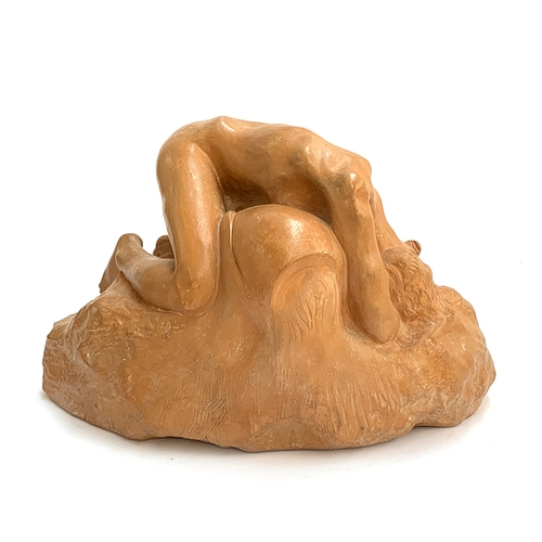 96 - Francois Auguste Rodin (1840-1917) La Danaide a later cast terracotta figure signed A Rodin, numbere... 