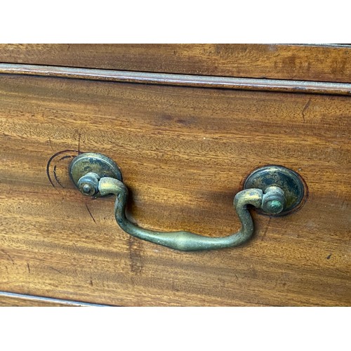 415 - A 19th century astragal glazed display cabinet, with adjustable shelves, over two drawers on swept b... 