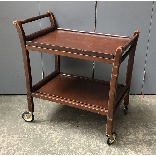 772 - A two tier hostess trolley