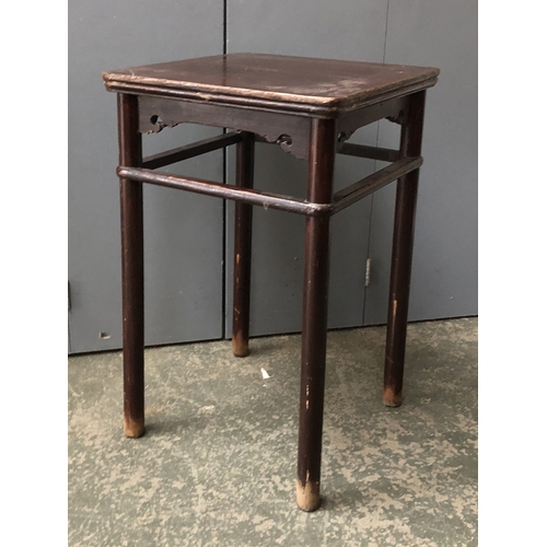 1337 - A late 19th/early 20th century Chinese occasional table, 50x50x83cmH