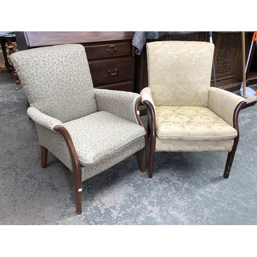 1264 - A pair of Parker Knoll model PK 749/1014 armchairs, 66cmW