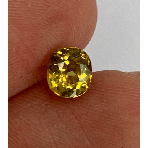 93A - A yellow Mali garnet, approx. 1.2cts