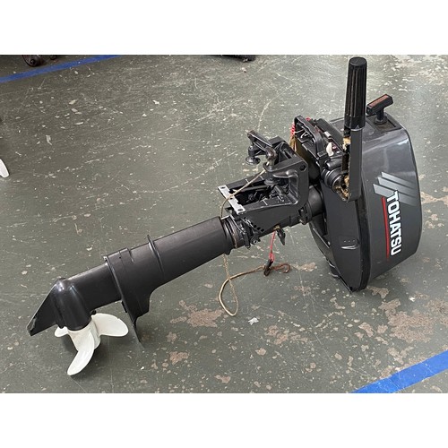 1394 - A Tohatsu 4hp long shaft outboard motor