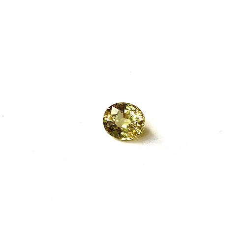 93 - A yellow sapphire, approx. 1.4ct