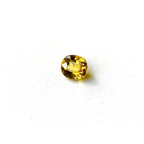 93A - A yellow Mali garnet, approx. 1.2cts