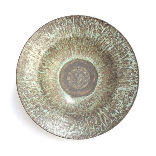 158 - Dame Lucie Rie DBE (1902-1995), a stoneware bowl, of circular form, the interior and exterior under ... 