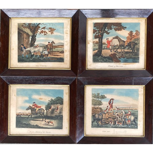 35 - A set of eight hunting prints after Charles Lorraine Smith, engraved by Jukes, 'A distinguished char... 