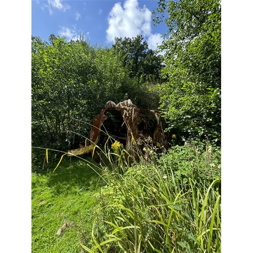 69 - Steel Mammoth sculpture by Benedict Hughes