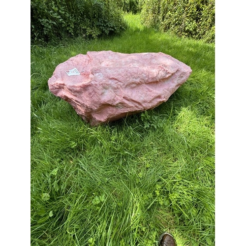 75 - Fibreglass & sillicone pink sculpture