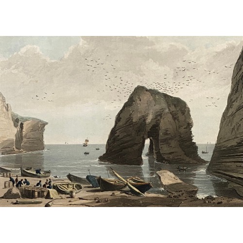 261 - After William Daniell (1769-1837), a set of 18 early 19th century hand coloured engravings, to inclu... 