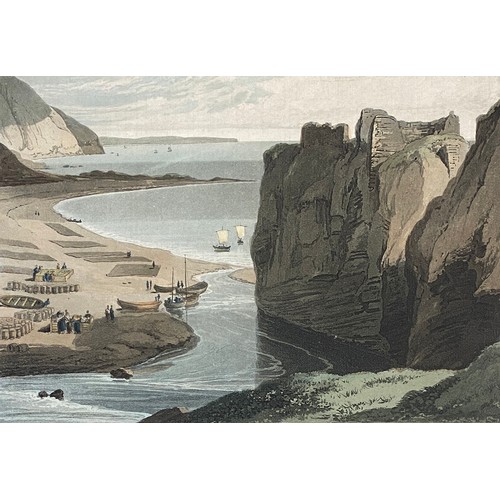 261 - After William Daniell (1769-1837), a set of 18 early 19th century hand coloured engravings, to inclu... 