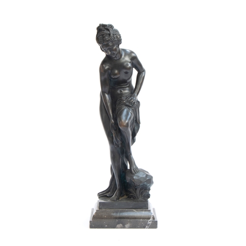 116 - After Christophe Allegrain (French 1710-1795), a bronze figure, 'Venus Bathing', by Susse Freres fou... 