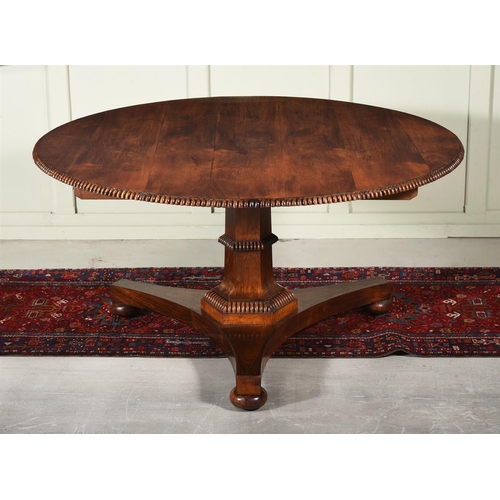 397 - A George IV Rosewood centre table, c.1830, in the manner of Gillows, possibly Anglo-Indian, the circ... 