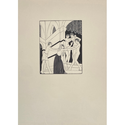 318 - Eric Gill, 'The Harem', 1925, from the Douglas Cleverdon ‘Engravings by Eric Gill’ (1929), limited e... 