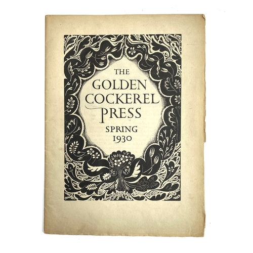 319 - A Golden Cockerel Press brochure Spring 1930, Robert and Moira Gibbings, including prints by Eric Ra... 