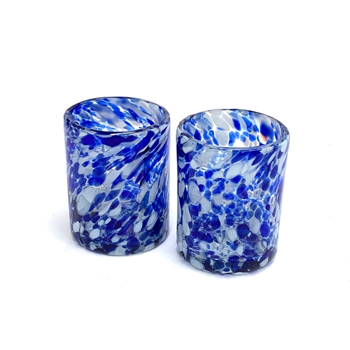 365 - A pair of Murano glass tumblers, 10.5cmH