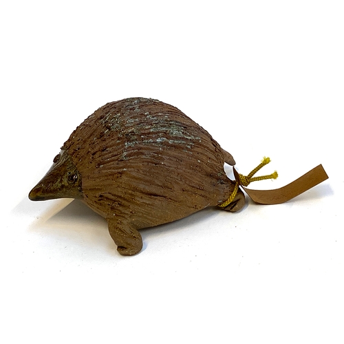 359 - Mary Brown, a studio pottery echidna, 14.5cmL