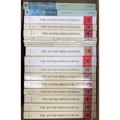 645 - BOOKS. 'The Antiquaries Journal'. 18 items. In good condition.