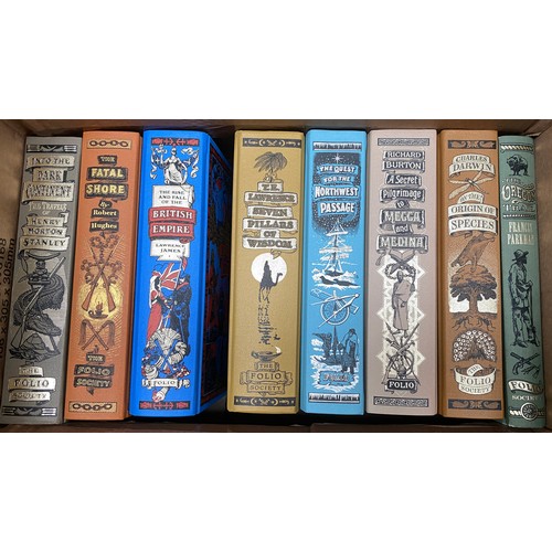 656 - BOOKS, FOLIO SOCIETY. 14 books in very similar, if not quite uniform, boards. Largely 19th C. explor... 