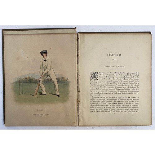 670 - BOOKS, ANTIQUARIAN CRICKET (and others). 'Felix the Bat Boy: a Scientific Inquiry into the Use of th... 