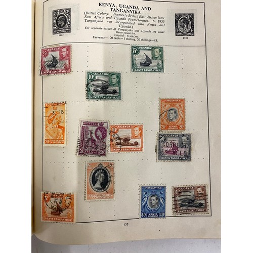 673 - BOOKS. A child's stamp album of world and British (and colonial) stamps etc. 'The Strand Stamp Album... 