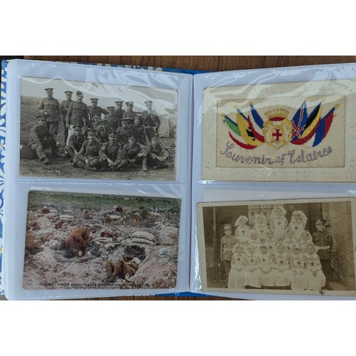 488 - A collection of over 500 postcards from the early 1900's covering the First World War, Second World ... 