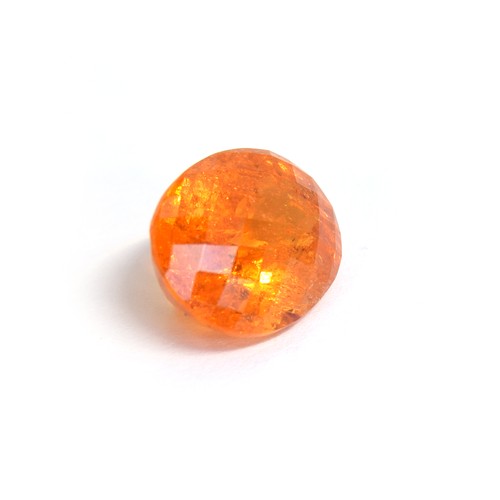 43D - A 10.61ct Tanzanian Mandarin garnet, measuring approx. 15x10mm, purchased by the vendor in 2021 for ... 