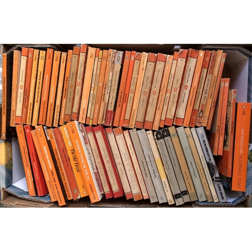 485 - PENGUIN BOOKS. Mostly vintage copies in two boxes. 100 + items. Mostly in Good or better condition.