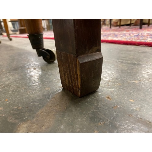 466 - A Chinese hardwood and burr elm side table, Republican, with arrangement of three drawers, 74cm wide... 