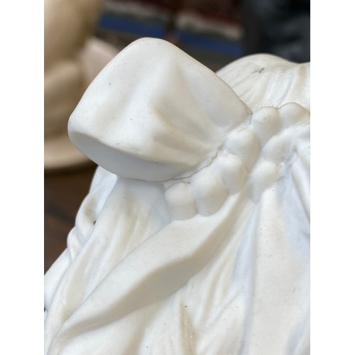 154 - A Victorian parian bust of Marie Antoinette, 26cm high

Provenance: from the estate of the late Anto... 