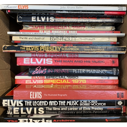 528 - ELVIS PRESLEY, BOOKS. A further selection of c.20 mainly H/B books in generally VG or better con.