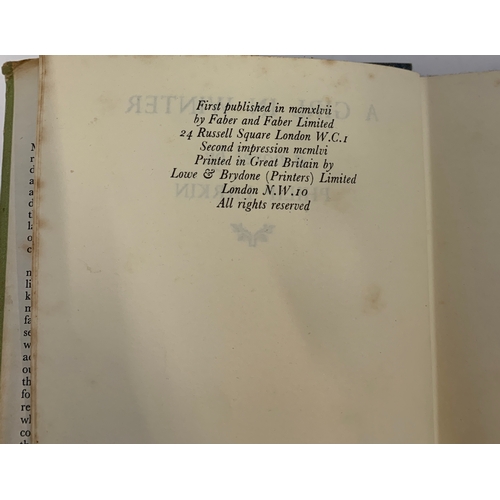 532 - BOOK, LARKIN, Philip. 'A Girl in Winter'. This has the remains of a jacket as illustrated. The 2nd i... 