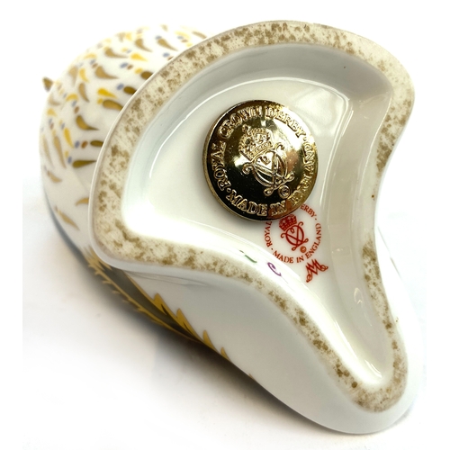 217 - A Royal Crown Derby puffin paperweight, 12cmH