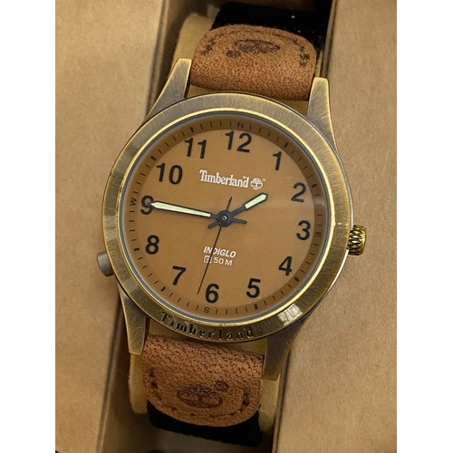 99 - A Timberland Indiglo watch, new and unused in box